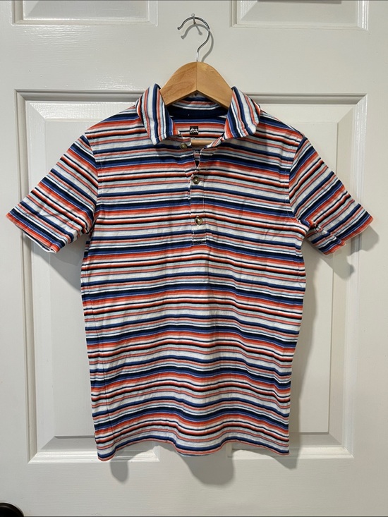 Tea Collection Other - Tea Collection Striped Tee in Red, Blue & White